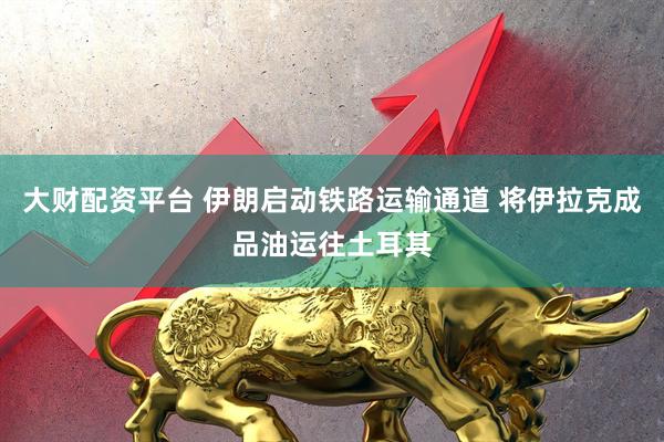 大财配资平台 伊朗启动铁路运输通道 将伊拉克成品油运往土耳其